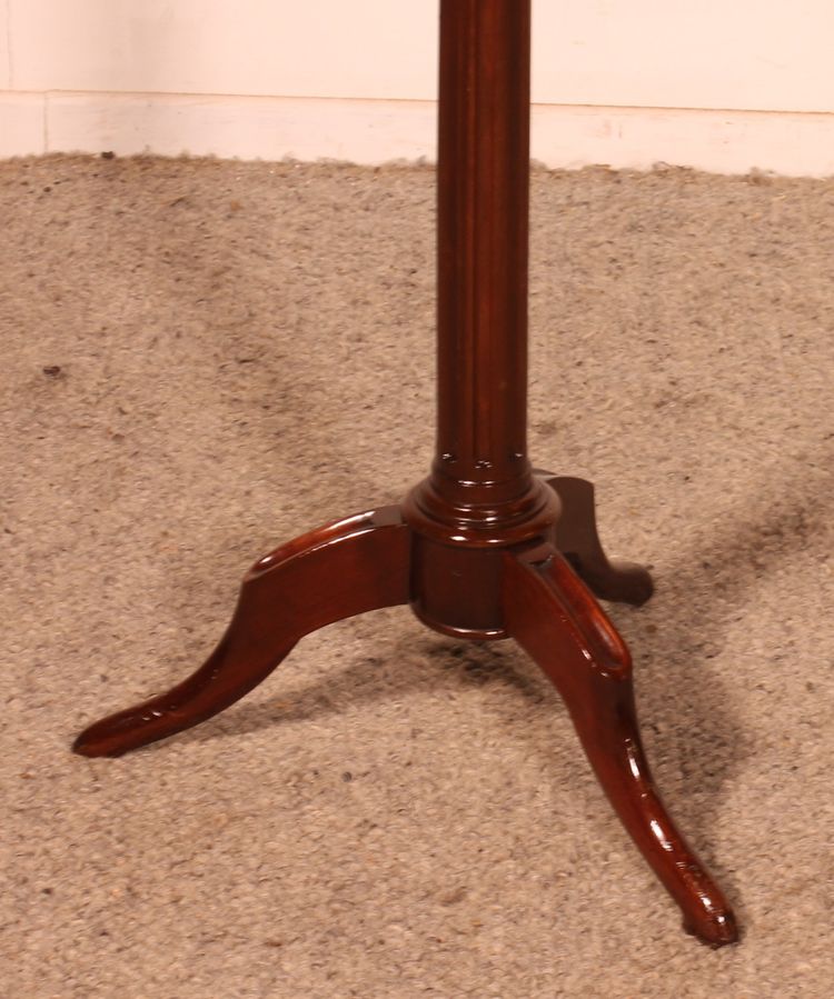Tripod Table In Mahogany With Mechanism - 19th Century
