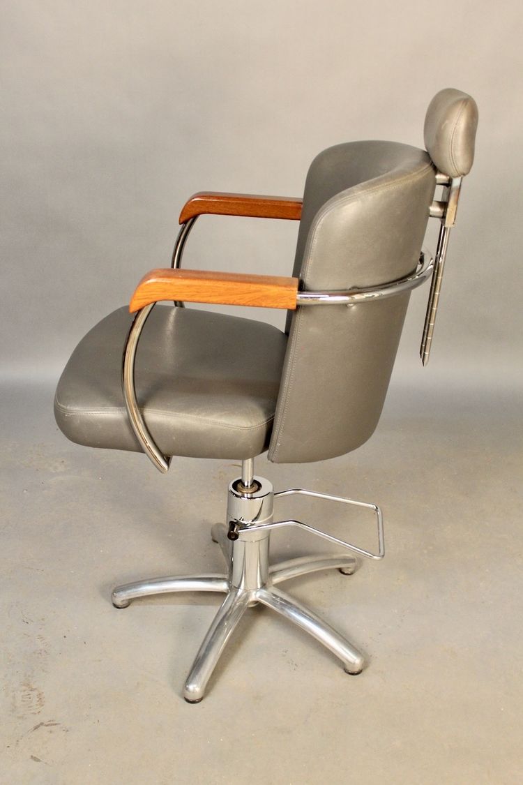 Vintage barber chair from the mid-20th century