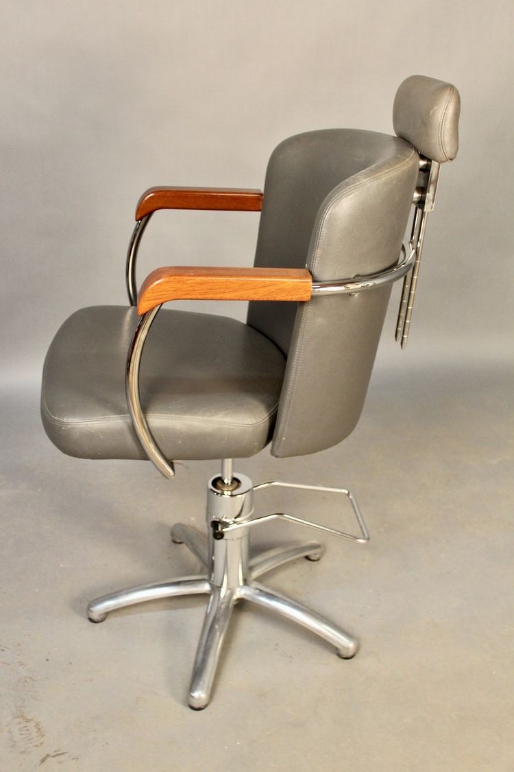 Vintage barber chair from the mid-20th century