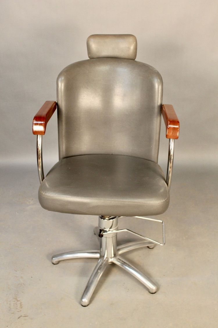 Vintage barber chair from the mid-20th century