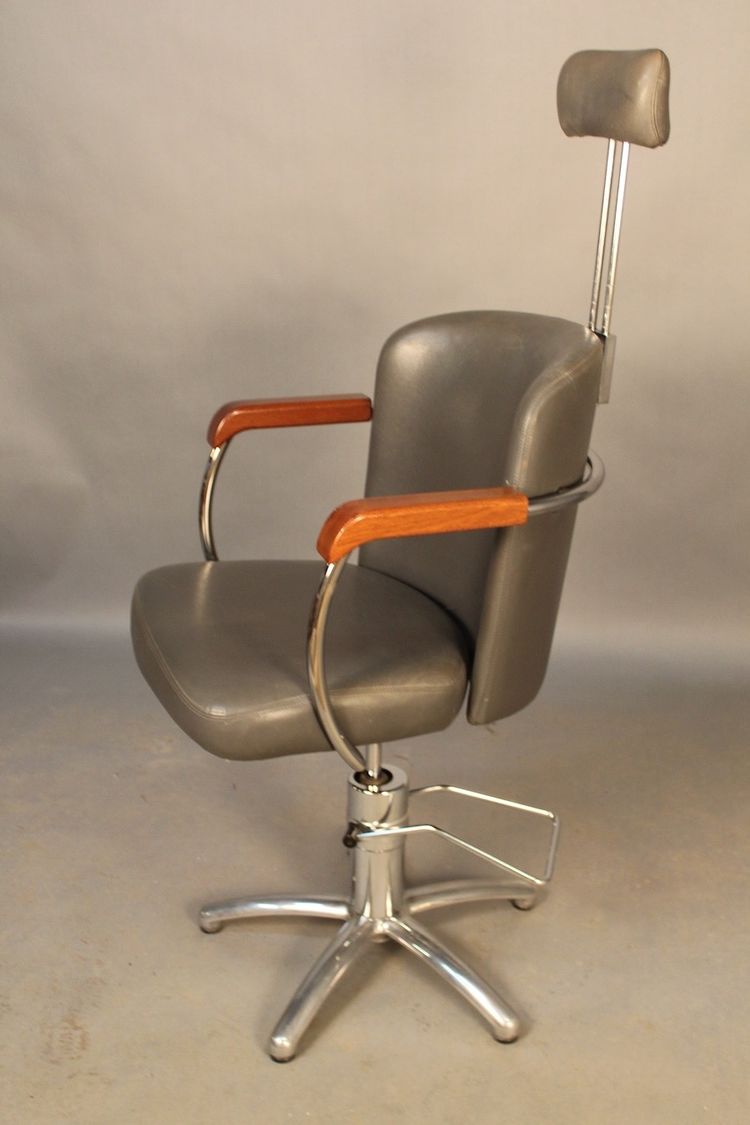 Vintage barber chair from the mid-20th century