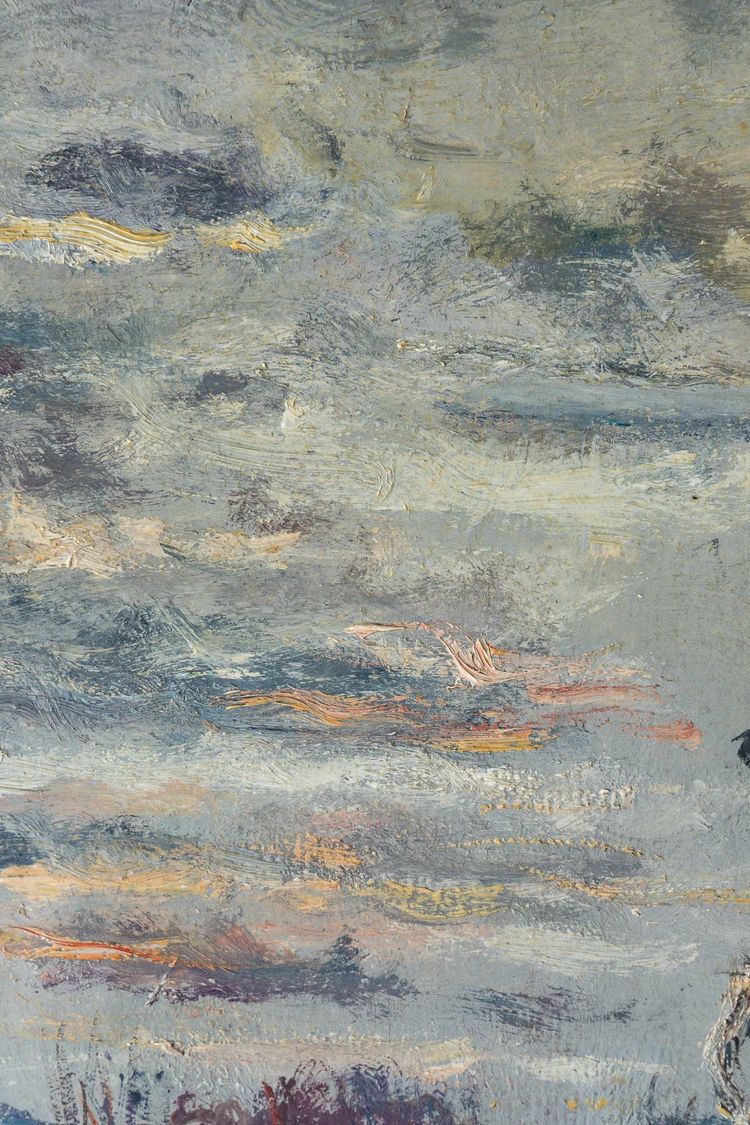 Serge Belloni (1925-2005) - La Place de la Concorde Oil on Canvas, circa 1973
