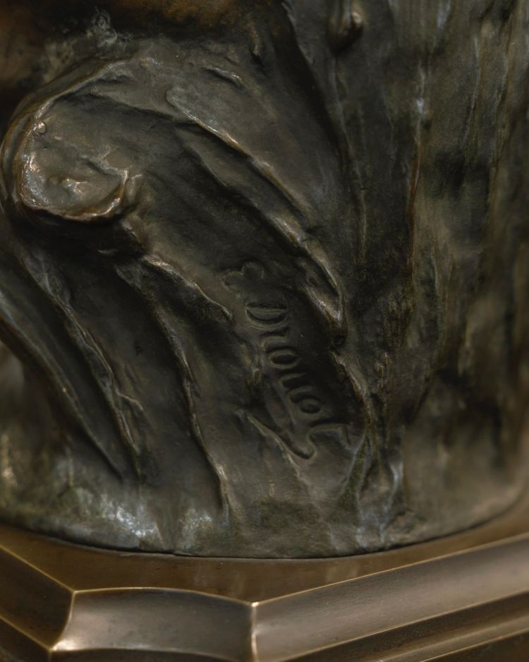 Scultura - La dea Anfitrite, Édouard Drouot (1859-1945) - Bronzo