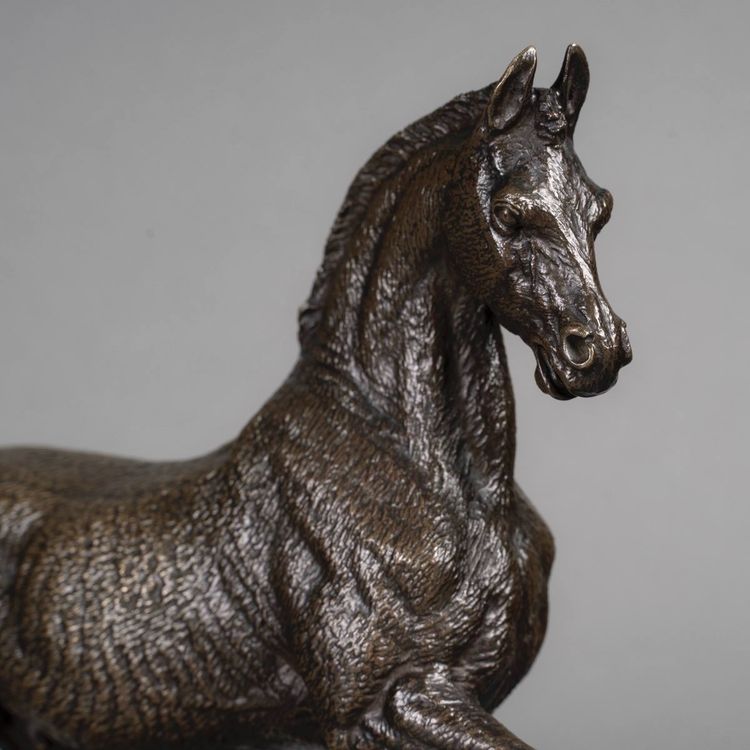 Scultura - Stallone, Paul - Édouard Delabrièrre (1829-1912) - Bronzo