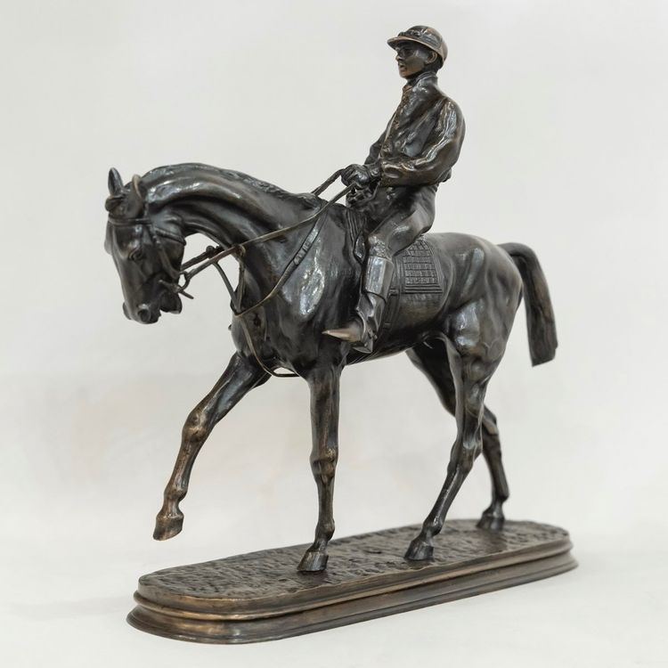 Scultura - Fantino a cavallo n. 2, Pierre - Jules Mêne (1810-1879) - Bronzo
