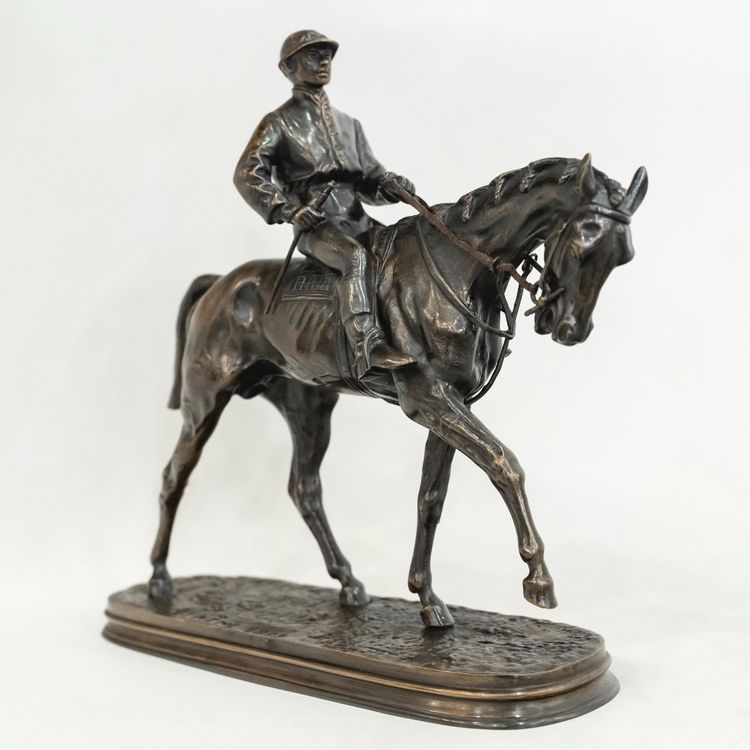 Scultura - Fantino a cavallo n. 2, Pierre - Jules Mêne (1810-1879) - Bronzo