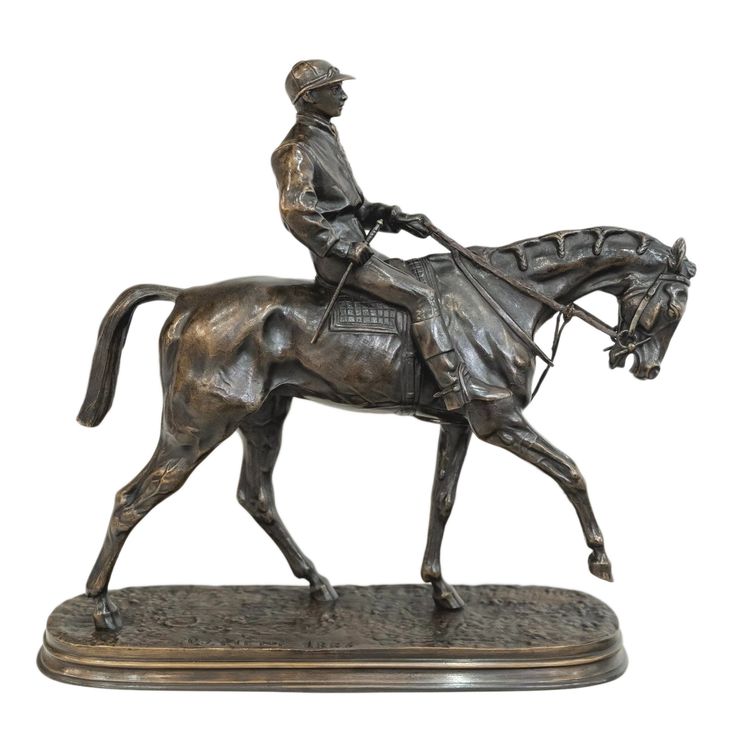 Scultura - Fantino a cavallo n. 2, Pierre - Jules Mêne (1810-1879) - Bronzo
