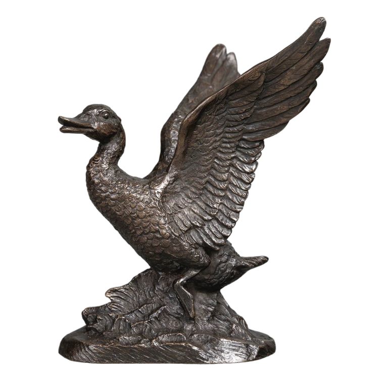 Sculpture - The Flight Of The Duck , Irénée Félix René Rochard (1906-1984)
