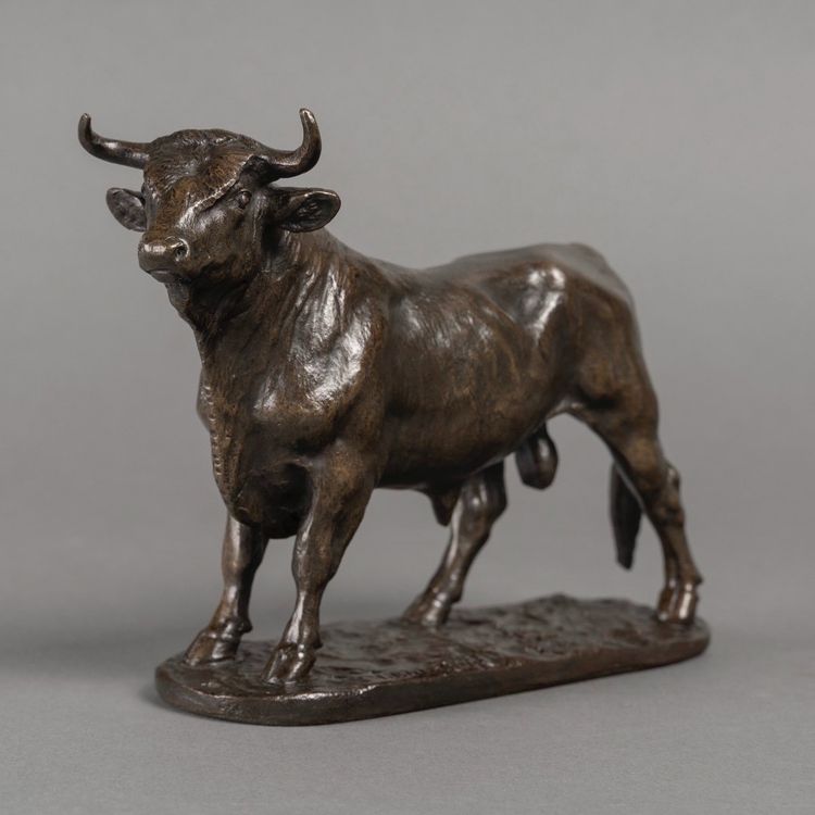 Skulptur - Stier, Isidore Bonheur (1827-1901) - Bronze