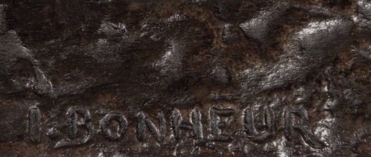 Skulptur - Stier, Isidore Bonheur (1827-1901) - Bronze