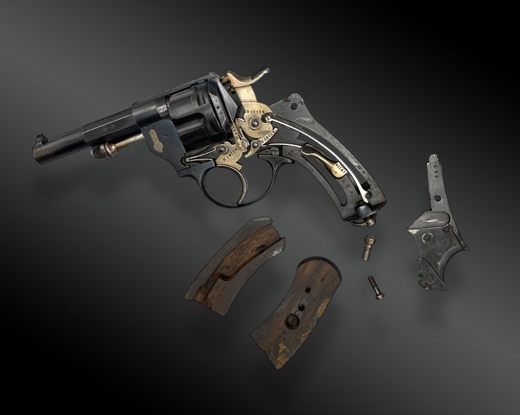 Regulation Revolver Model 1874 for officers. France, year of manufacture 1876
