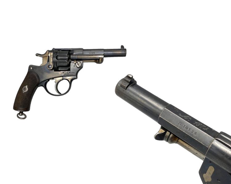 Regulation Revolver Model 1874 for officers. France, year of manufacture 1876