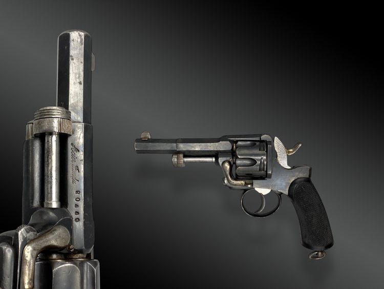 RIVOLTELLA FAGNUS MAQUAIRE, modello 1875 Belgio - XIX secolo