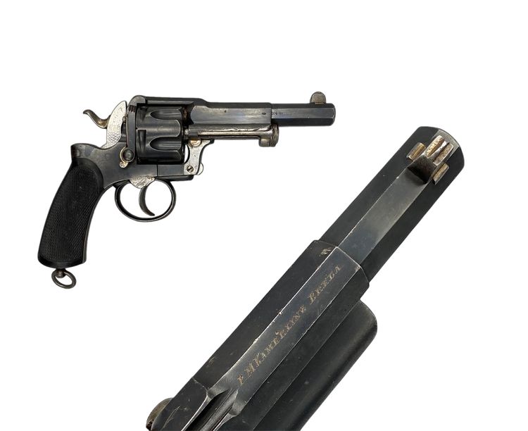 RIVOLTELLA FAGNUS MAQUAIRE, modello 1875 Belgio - XIX secolo