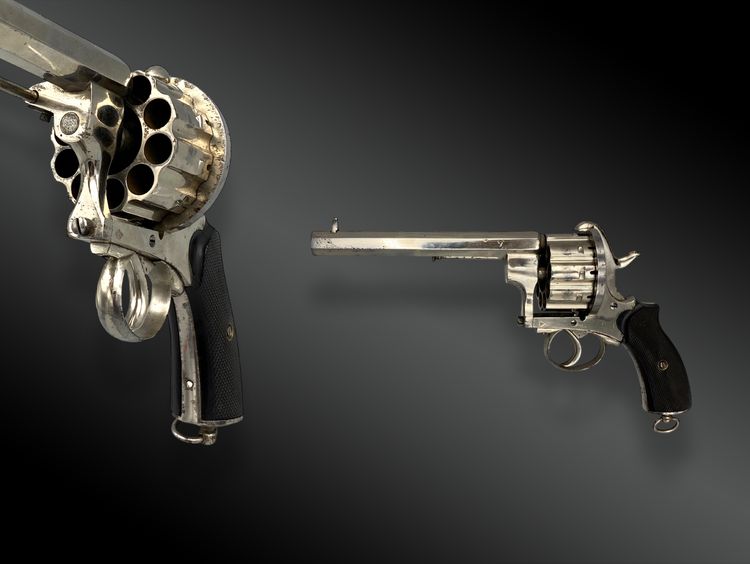 10-shot revolver, Lefaucheux system, Belgium, circa 1865