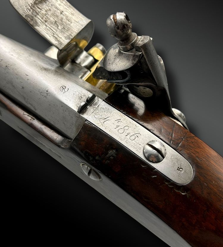Pistola da ufficiale modello 1816 - Francia - XIX secolo