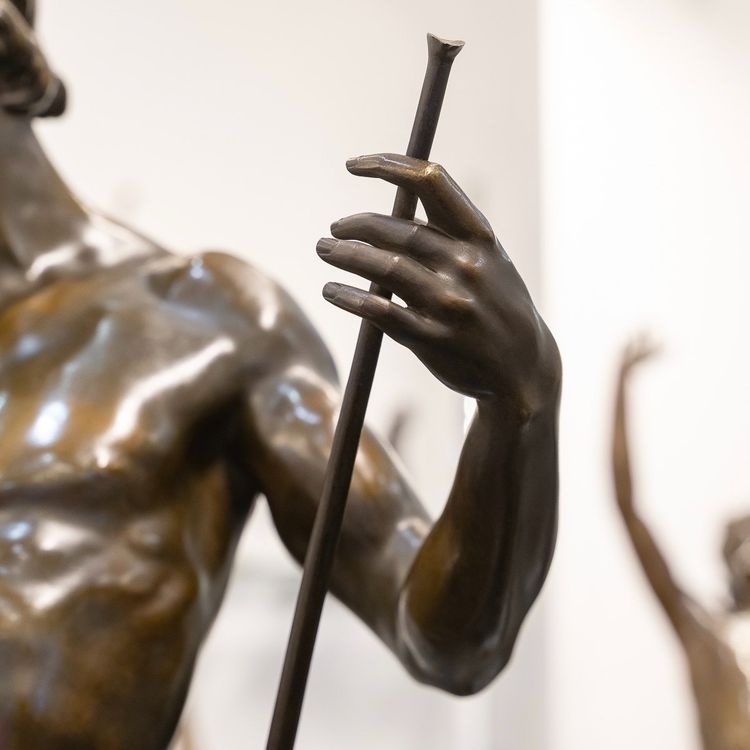 Sculpture - "The Sower Of Ideas" , Emile - Louis Picault (1833-1915) - Bronze