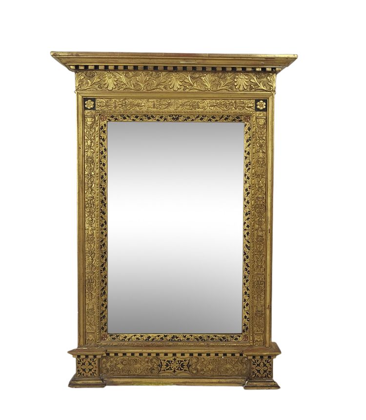 Specchio in legno dorato del XIX secolo della Maison Goupil & Cie