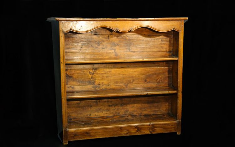 18th century walnut shelf 