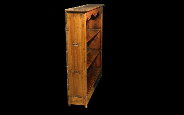 18th century walnut shelf 