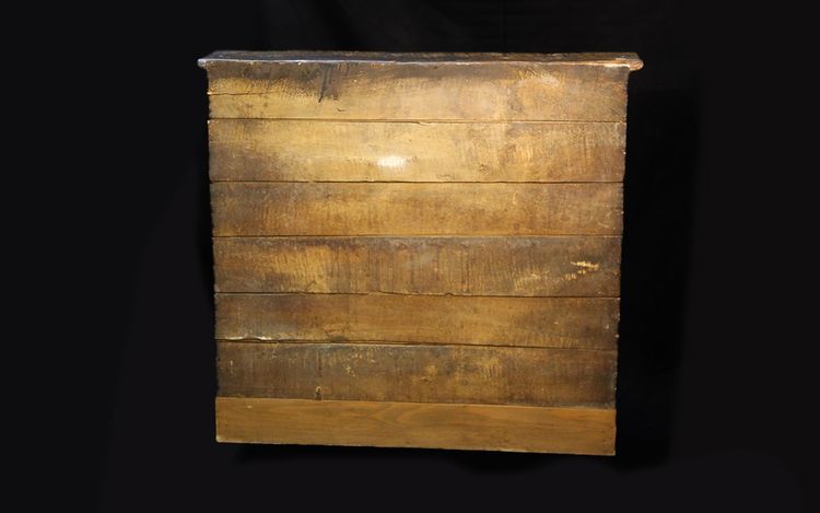 18th century walnut shelf 