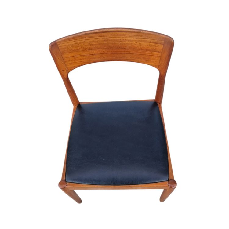 Set di sei sedie scandinave in teak, Henning Kjaernulf