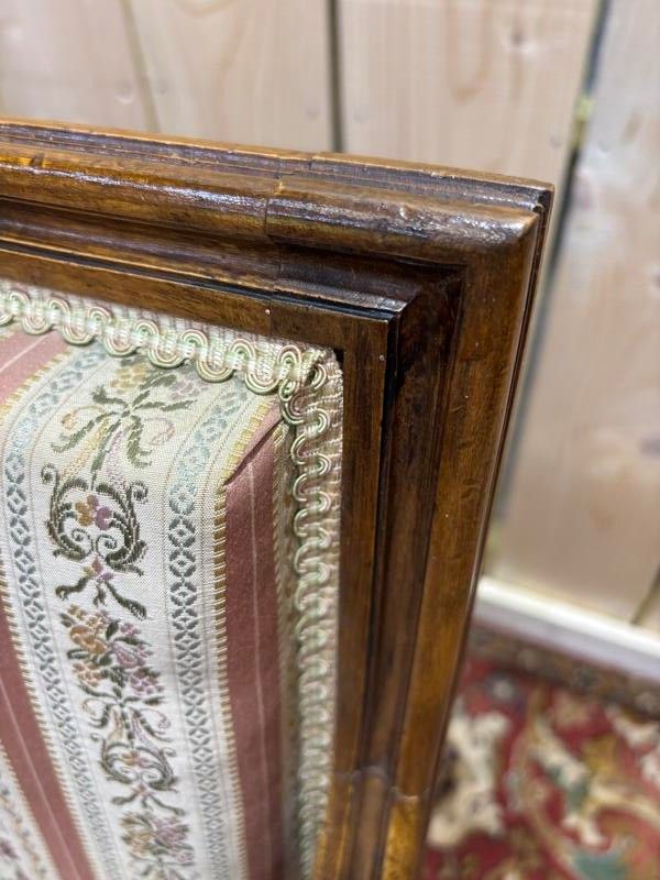 Pair of Louis XVI style queen's style armchairs