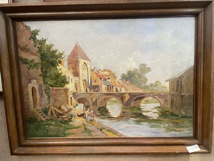 MORET sur LOING, by Elodie LAVILLETTE (1843/1917)