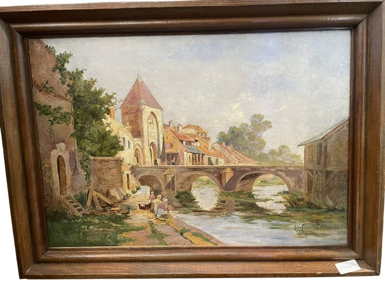 MORET sur LOING, by Elodie LAVILLETTE (1843/1917)