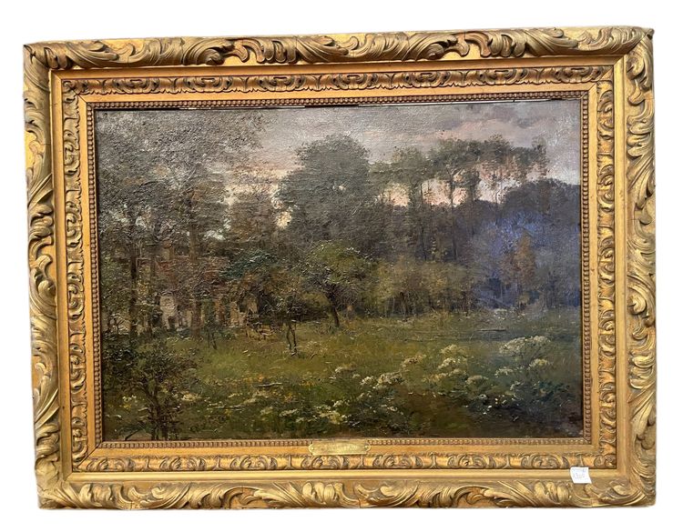 Forest landscape by Ferdinand TROUPEAU