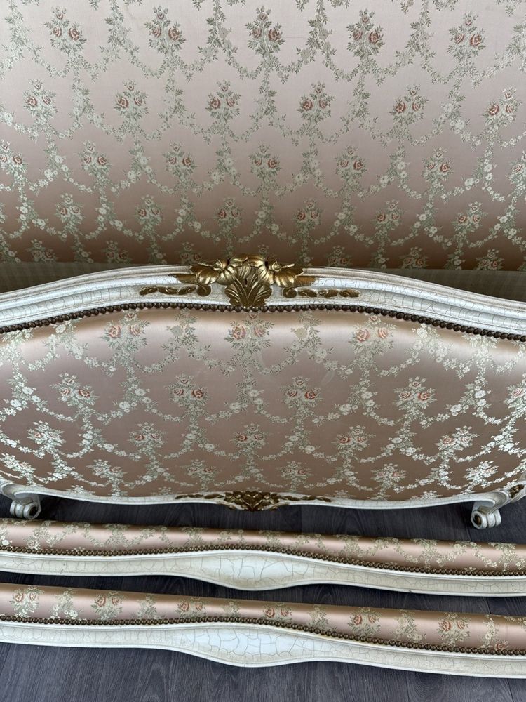 Letto in legno, inizio XX secolo