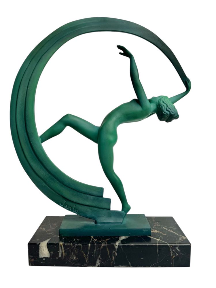 Janle - Max Le Verrier - Scultura Art Déco Baccanale
