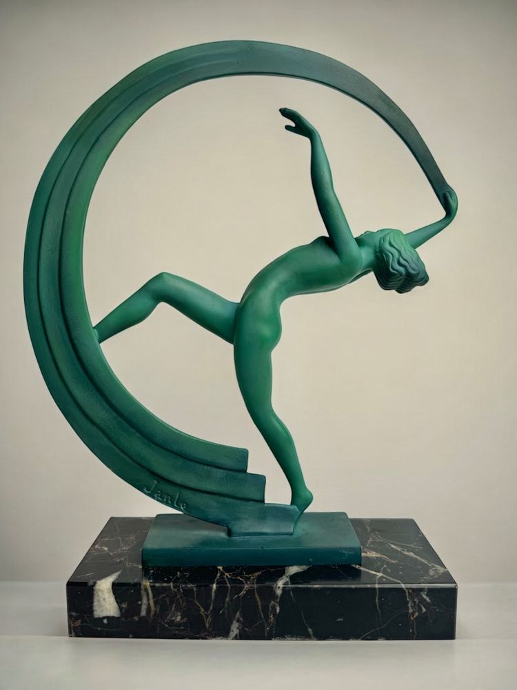 Janle - Max Le Verrier - Scultura Art Déco Baccanale