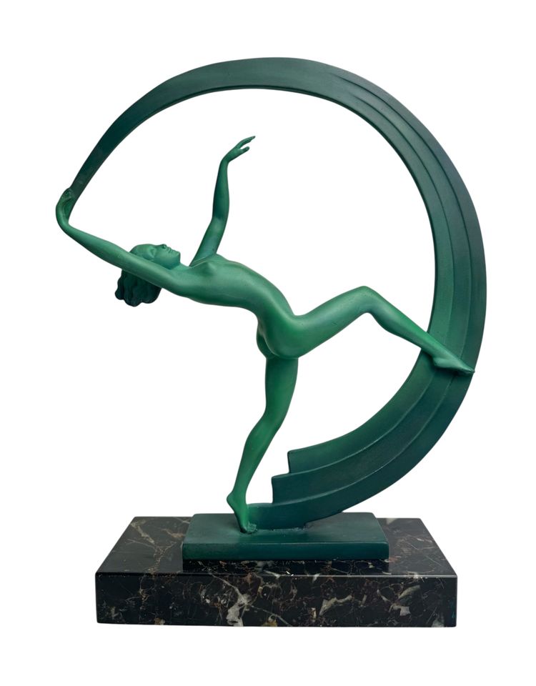 Janle - Max Le Verrier - Scultura Art Déco Baccanale