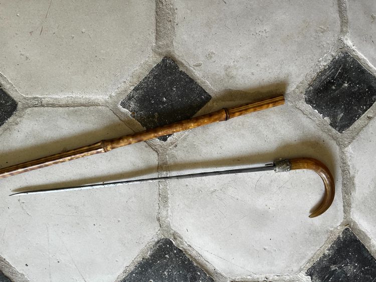 Bastone da spada in bambù in ottime condizioni