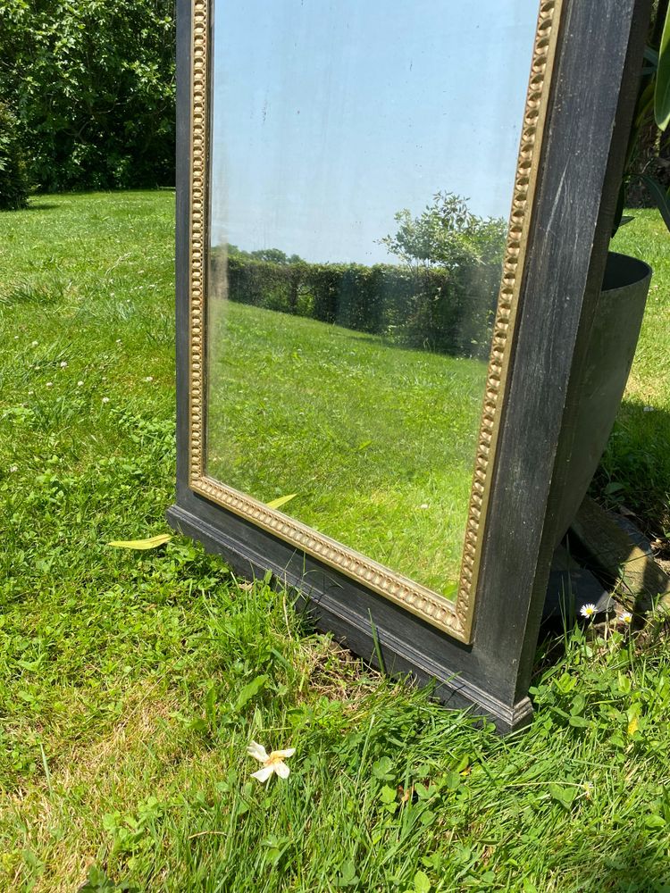 Specchio trumeau in legno in stile Luigi XVI - XIX secolo
