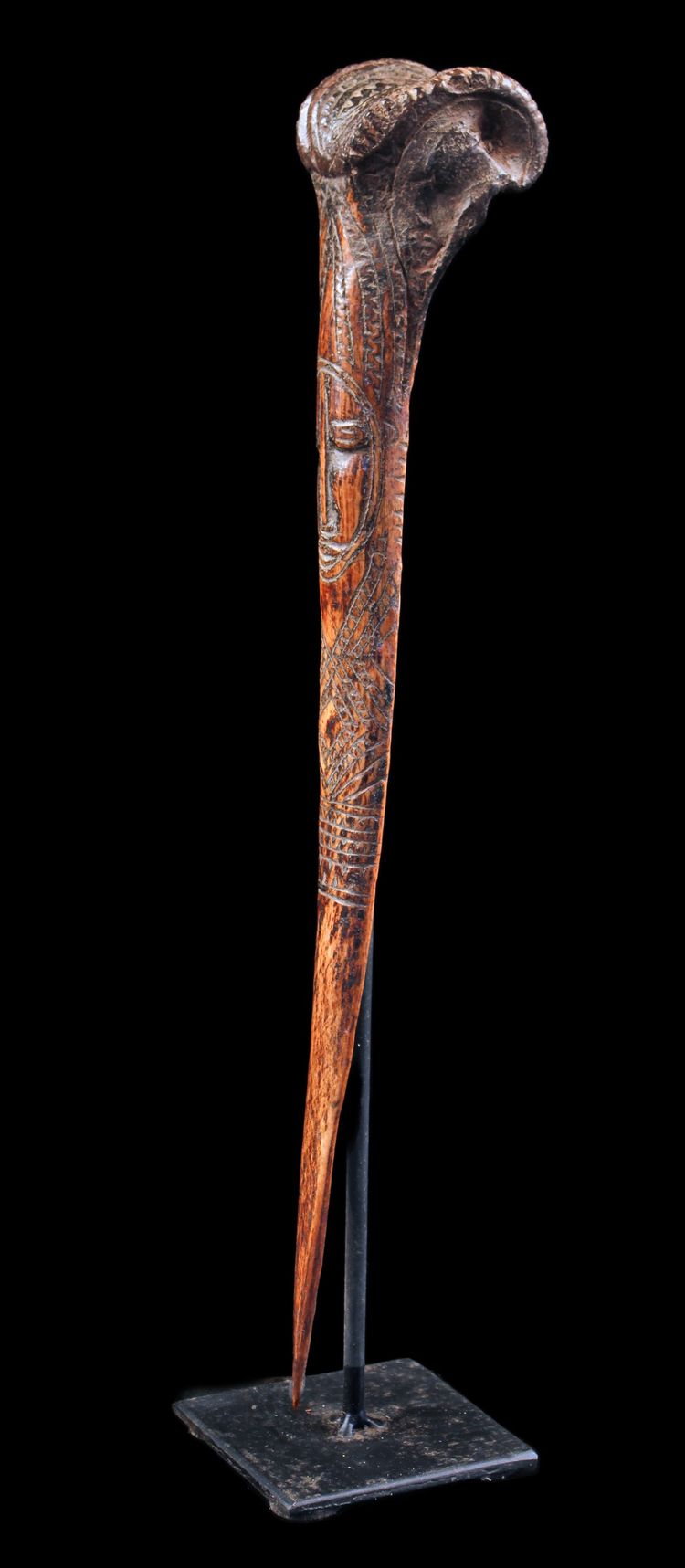Bone dagger, tribal art, Oceanic art, Oceania, weapon, Papua New Guinea, Pacific, 38 cm