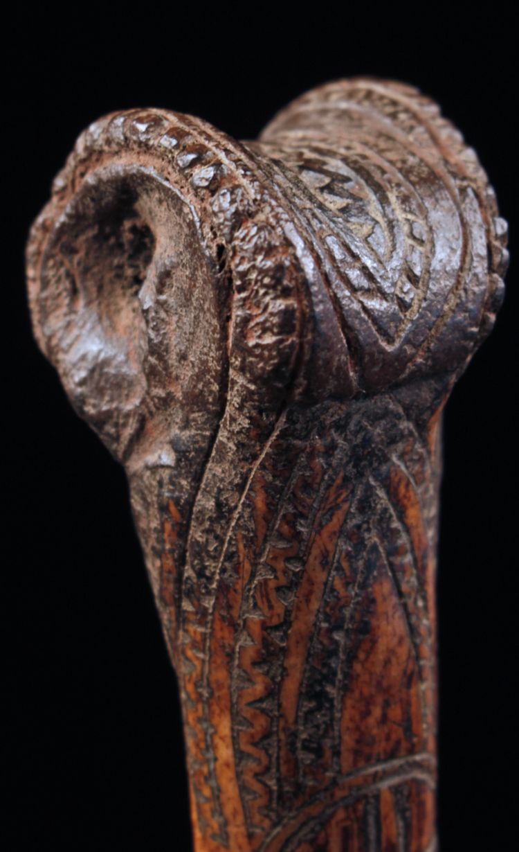 Bone dagger, tribal art, Oceanic art, Oceania, weapon, Papua New Guinea, Pacific, 38 cm