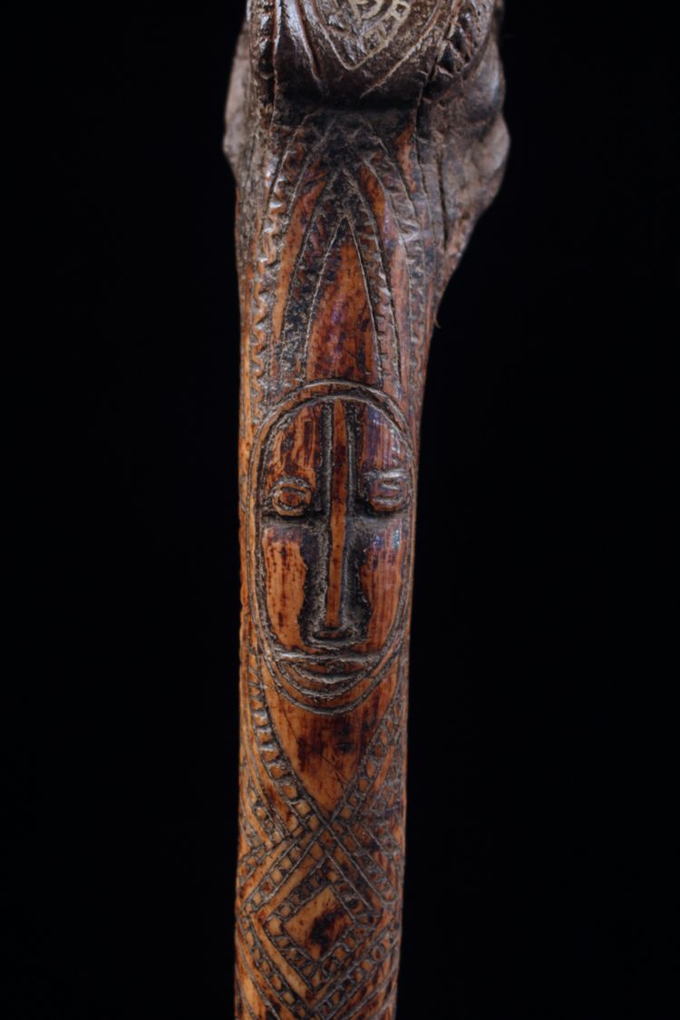 Bone dagger, tribal art, Oceanic art, Oceania, weapon, Papua New Guinea, Pacific, 38 cm