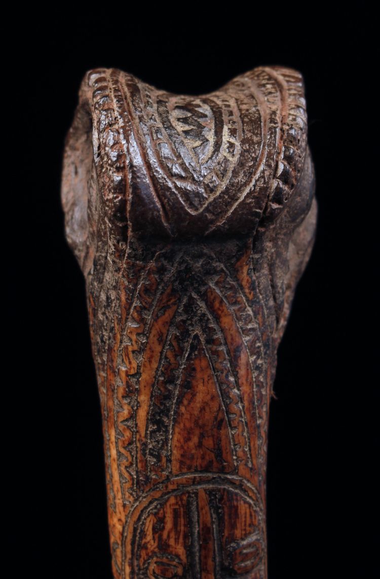 Bone dagger, tribal art, Oceanic art, Oceania, weapon, Papua New Guinea, Pacific, 38 cm