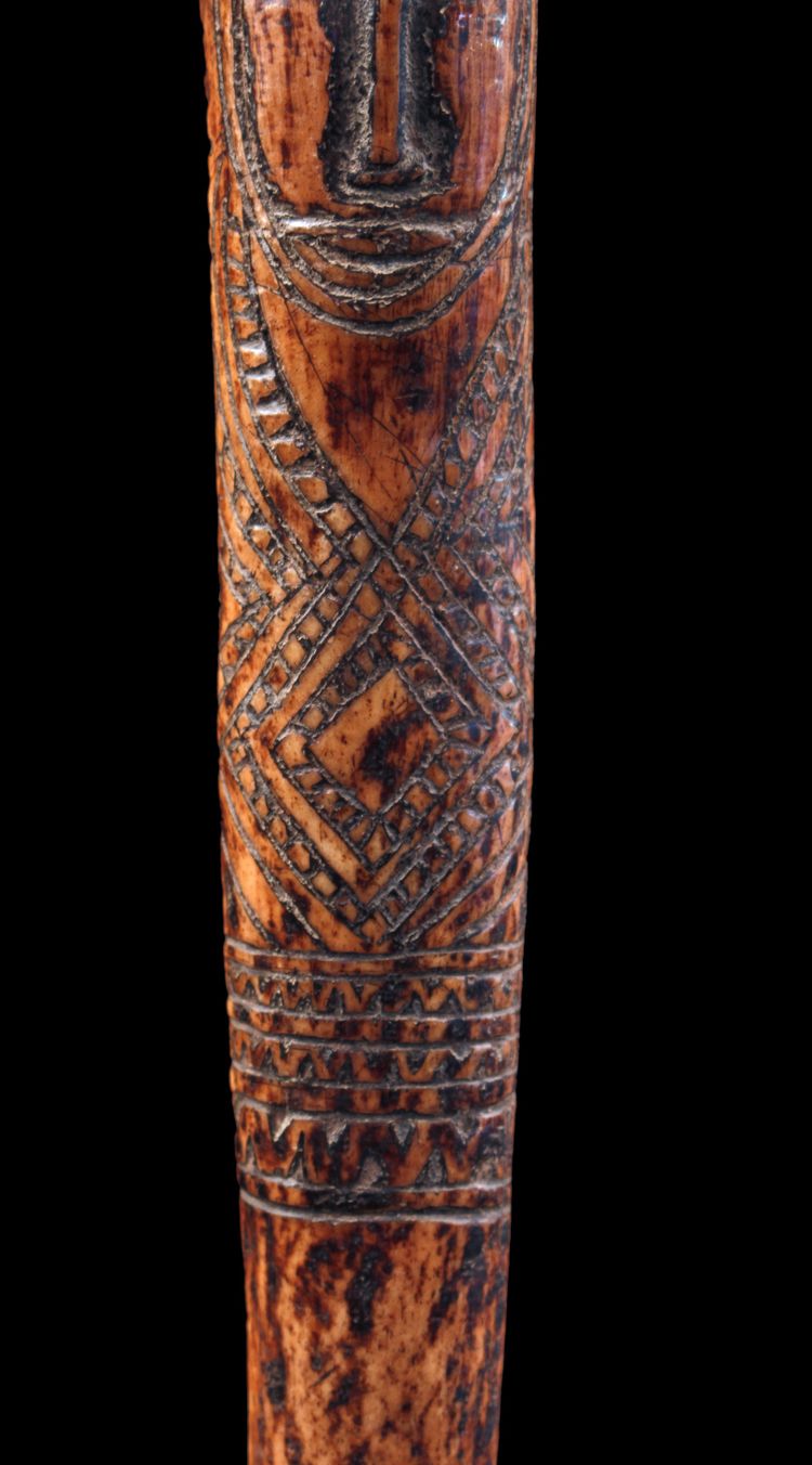 Bone dagger, tribal art, Oceanic art, Oceania, weapon, Papua New Guinea, Pacific, 38 cm