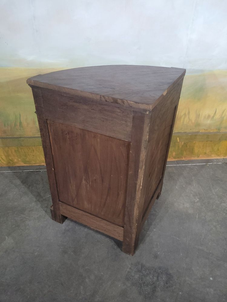 Meuble d'angle, encoignure XIX ème en chêne 