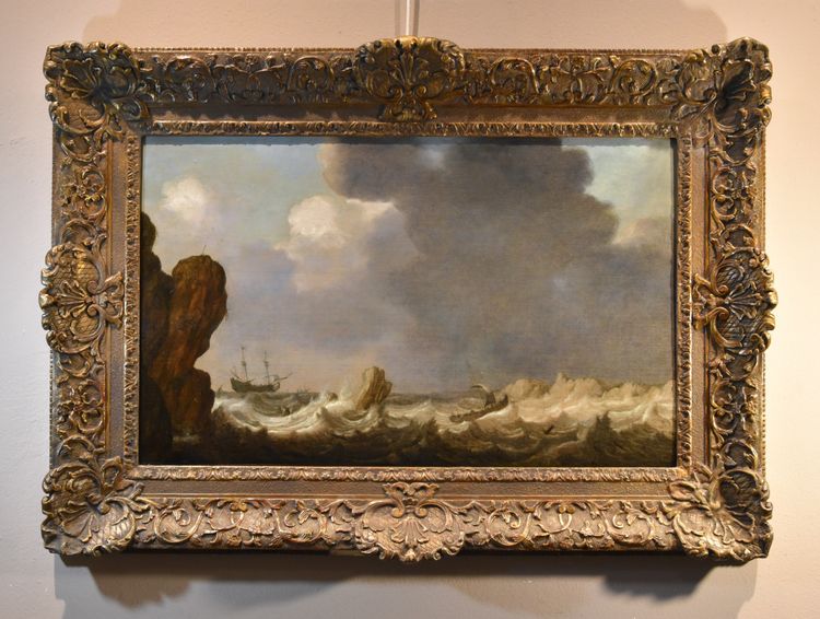 Vue marine avec navires, Julius Porcellis (Rotterdam 1610 – 1645 Leyde)