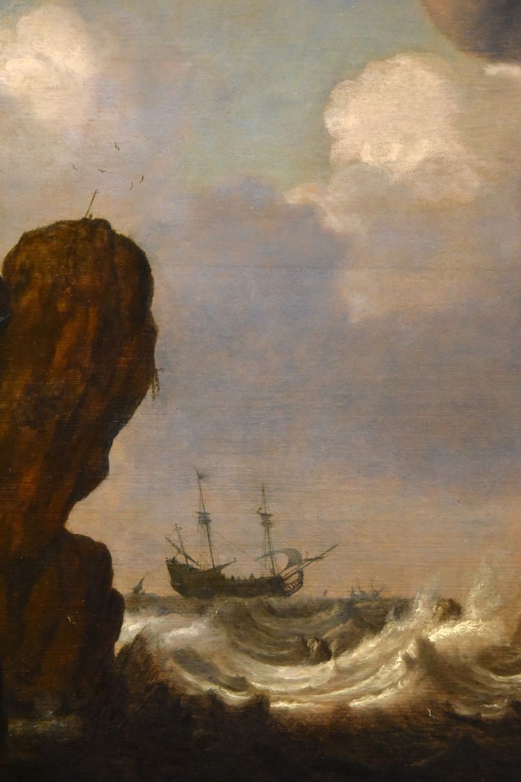 Vue marine avec navires, Julius Porcellis (Rotterdam 1610 – 1645 Leyde)
