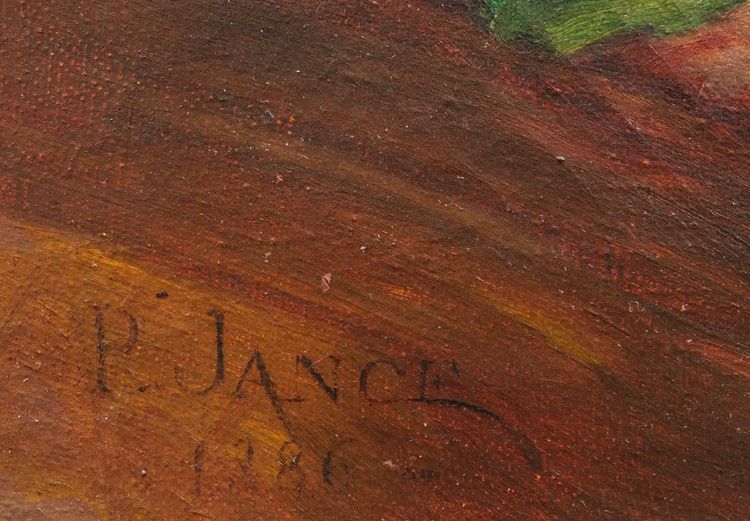 Paul Claude JANCE, Stillleben mit Blumen und Früchten