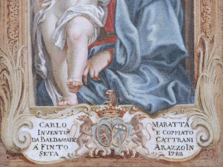 Baldassare Cattrani, After Carlo Maratta, Virgin And Child