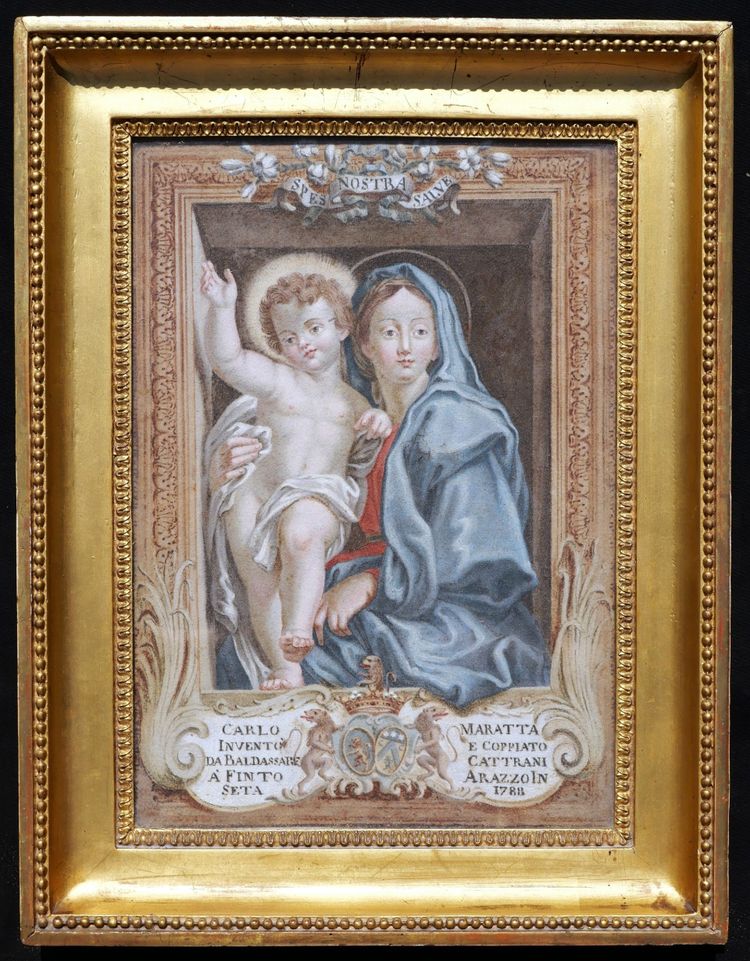 Baldassare Cattrani, After Carlo Maratta, Virgin And Child