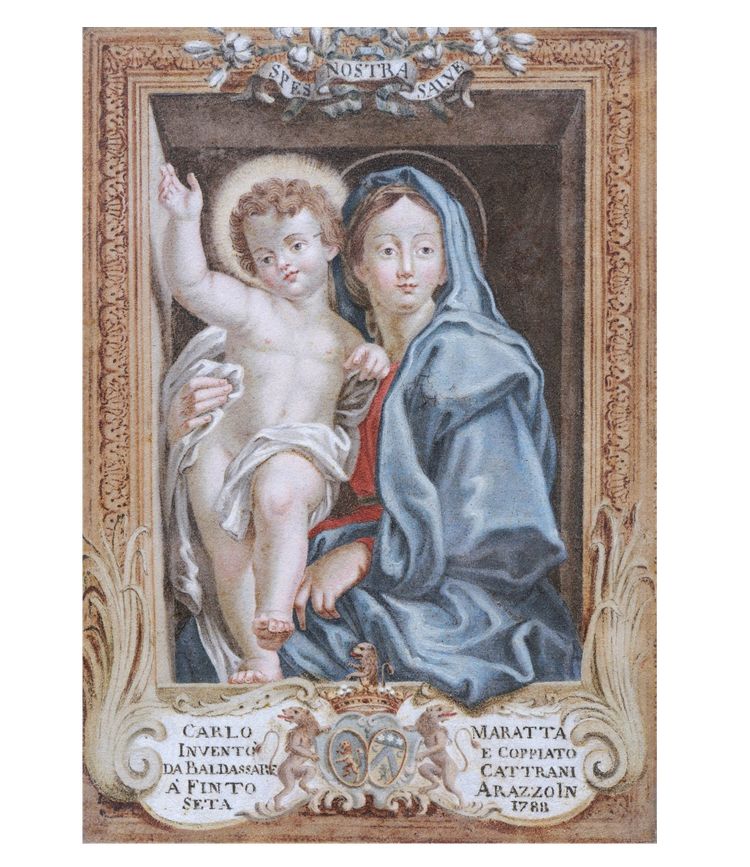 Baldassare Cattrani, After Carlo Maratta, Virgin And Child