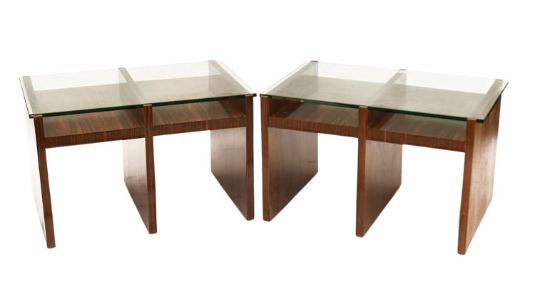 Paire de tables basses
