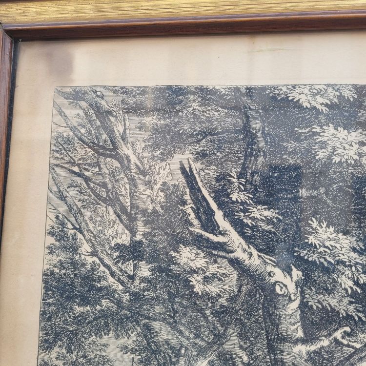 Gerahmter Kupferstich, Ansicht der Gray Franche Comté, 18. Jahrhundert?